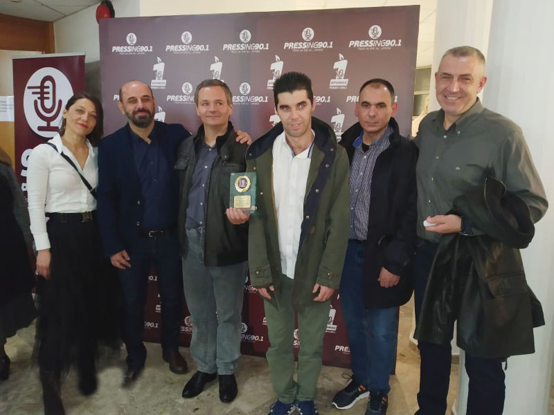 ΘΕΨΥΠΑ - Βράβευση για την Θ.Ε.Ψ.Υ.Π.Α. στην 1η Ετήσια Γιορτή του ραδιοφωνικού σταθμού Pressing 90.1
